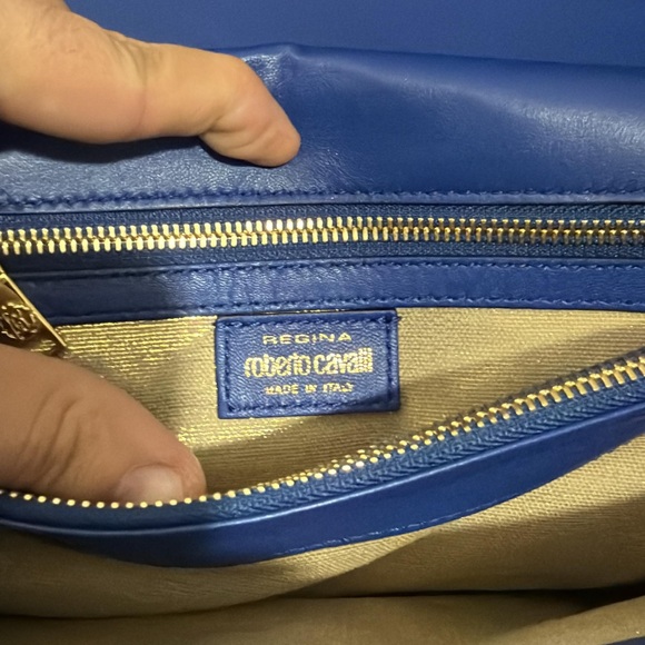 Blue and Gold Women's Bag